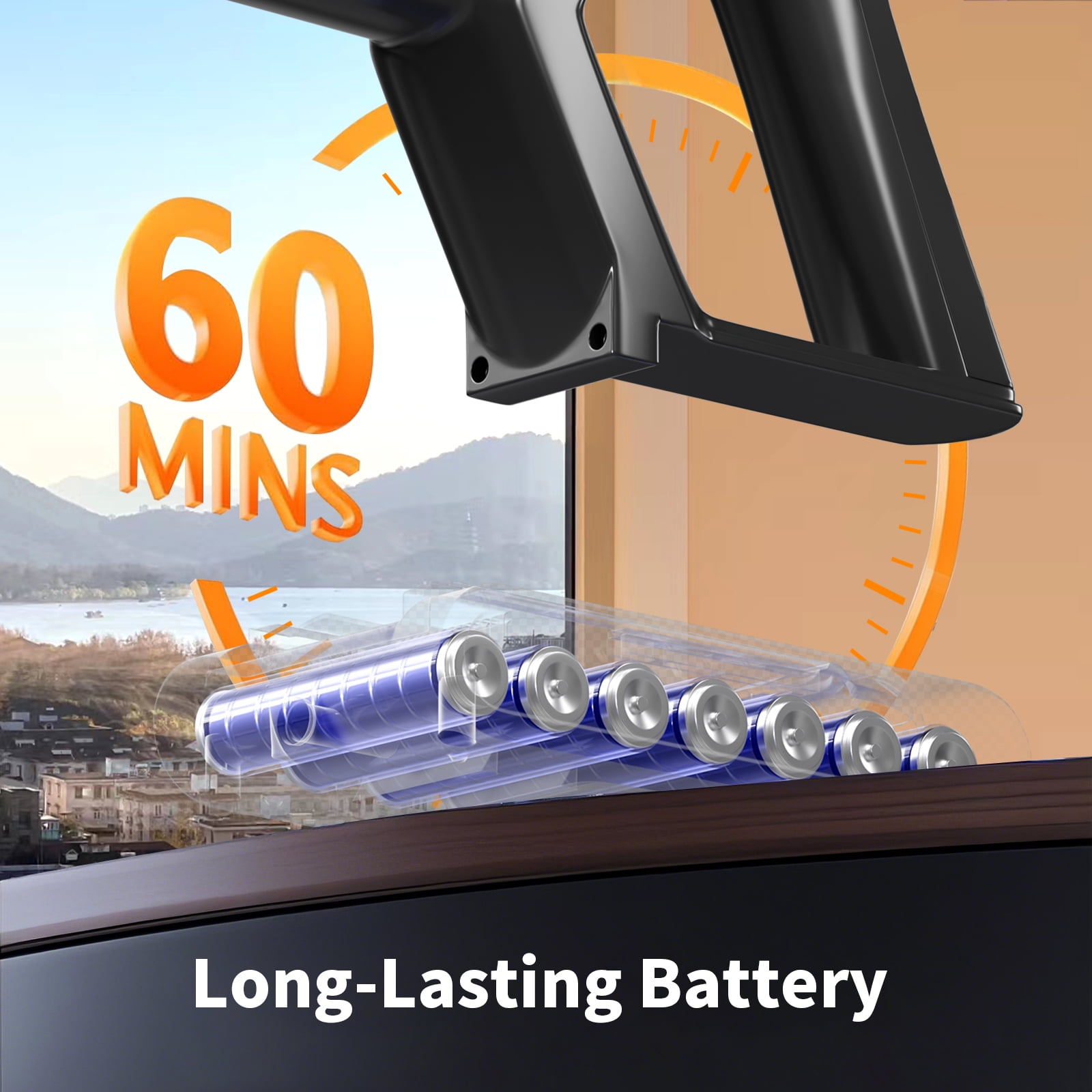 Blossom Cordless Vacuum Cleaner, 600W 50KPA 50 Mins Runtime Vacuum Cleaners for Home, Self-Standing Stick Vacuum with Anti-Tangle Brush, LED Touch Screen for Pet Hair/Carpet/Floor