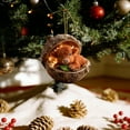 thumbnail image 3 of DAMAI 2026 Highland Cow Acorn Ornaments, 2D Acrylic Farm Hibernating Animal Christmas Tree Decorations, Cozy Highland Cattle Rustic Holiday Home Decor for Farmhouse, Xmas Gift Fillers, 3 of 6