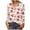 Red, variant on Womens Fall Fashion Women's Fashion Printed Loose T-shirt Long Sleeves Blouse Round Neck Casual Tops Womens Fall Clothes on Clearance