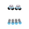 thumbnail image 1 of de 2 (8 Piezas), Calcetines de Punto para Mascotas con Dibujos Animados para Perros Y , Calcetines con Cubierta de Agarre para El , Co Yuyangstore Calcetines para perros, 1 of 8