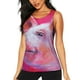 thumbnail image 1 of Fotbe Pig Blusas Sin Mangas para Mujer – Estilo Casual, Corte Suelto, Slim-Fit, Cuello Redondo Deportivo, Tops de Verano para Gimnasio y Yoga-Large, 1 of 7