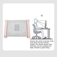 thumbnail image 4 of 6 Height Adjustable Under Desk Footrest Ergonomic Foot Stool Foot Rest For Under Desk At Work With Massage Texture And Roller For Office, 4 of 8
