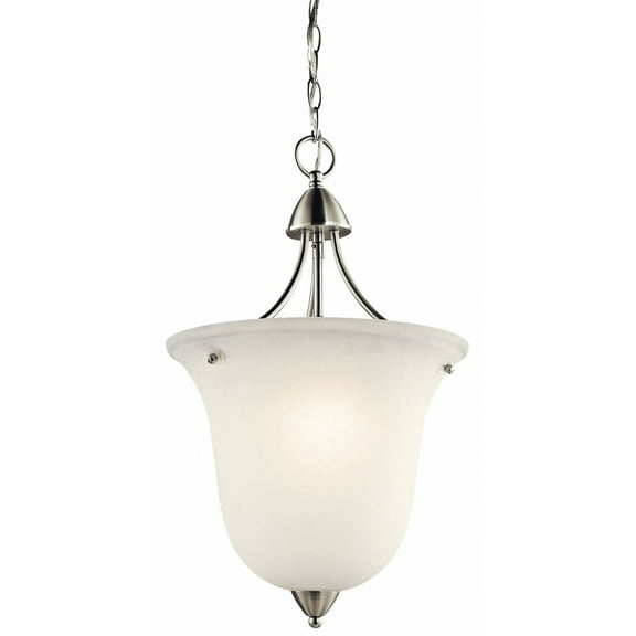 42882NI Kichler Lighting Nicholson - 1 light Foyer - with Transitional inspirations - 21.75 inches tall by 13 inches wide-Brushed Nickel Finish