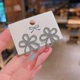 thumbnail image 4 of Flower Stud Earrings.Cute Chrysanthemum Dangle Earring Little Sun Flower Drop Earring for Women Girl's Jewelry, 4 of 4