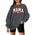 thumbnail image 2 of Mama Sweatshirt Crewneck Sweatshirt for Women Casual Oversized Pullover Loose Hoodies Long Sleeve Fall Pullover Tops Sweater, 2 of 4