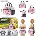 thumbnail image 5 of DISNIMO Backpack and Lunch Box Set for Girls 10-12, Axolotl Music Note Print 17 Inch Schoolbag with Pencil Case for Primary Middle School Students, Large Capacity Lightweight Daypack for Travel, 5 of 7