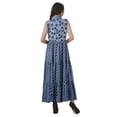 thumbnail image 4 of Moomaya Robe d'Été Longue Imprimée pour Femmes en Rayonne Sans Manches, 4 of 4