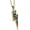 gold-60cm chain, variant on Men's Stainless Steel Retro Skull Pnendant Necklaces Silver Gold Lightning Bolt Biker Jewelry