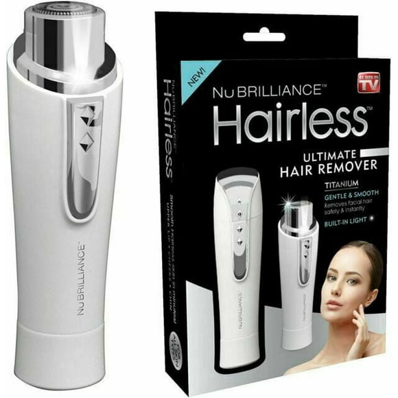 NuBrilliance Hairless Ultimate Hair Remover Pain-Free Silver