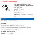 thumbnail image 2 of Front Lower Ball Joint Set 2 Piece - Compatible with 2000 - 2003 Mercedes-Benz ML55 AMG 2001 2002, 2 of 2