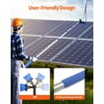 thumbnail image 3 of VEVOR Water Fed Pole Kit 24FT Solar Panel Cleaning Pole 180° Rotatable Brush Head, 3 of 9