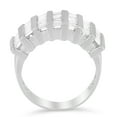 thumbnail image 3 of Women's Sterling Silver 1 ct. TW Multi-Row Baguette Diamond Ring (H-I, I1-I2), 3 of 5