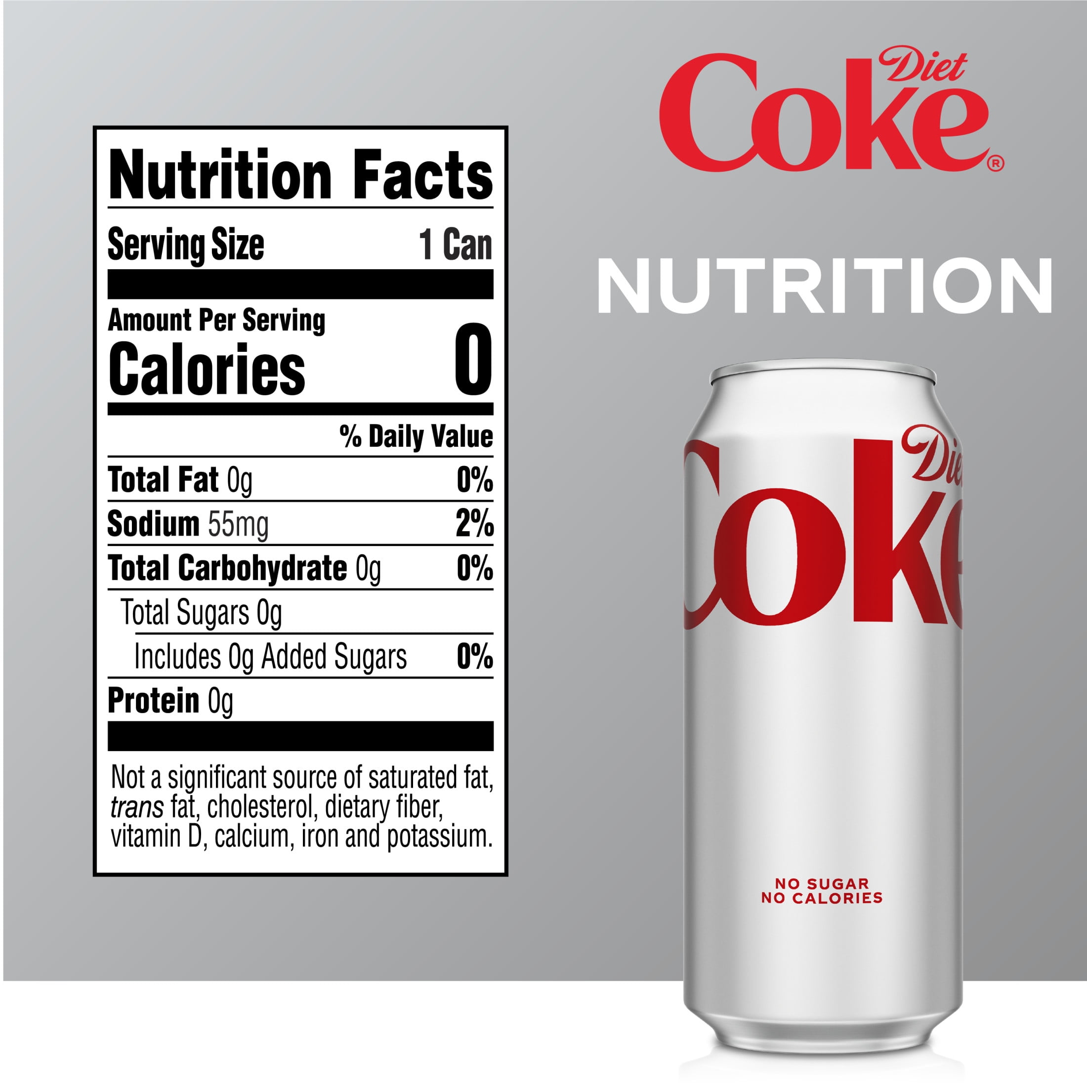 Diet Coke Soda Pop Can, 16 fl oz