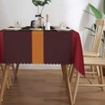 thumbnail image 3 of Rectangle Table Cloth, Autumnal Burgundy Gold Plaid Tartan Pattern Resistant Washable Tablecloth Decorative Table Cover for Dining, Indoor and Outdoor, 3 of 6
