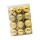 thumbnail image 5 of 24 adornos navideños de bolas decorativas de 3 cm. Oro, 5 of 9