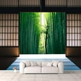 thumbnail image 2 of IDEA4WALL 6pcs Japanese Style Grid Door View Peel and Stick Wallpaper Removable Wall Murals Large Wall Stickers for Home Decoration, 100"x24", 2 of 4