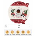 thumbnail image 6 of 13 Inch Round Placemats Set of 4, Red Christmas Truck Non Slip Heat Insulation PP Table Mats, Xmas Tree Snowflake Plaid Holiday Washable Place Mats for Kitchen Dining Party Table Decor, 6 of 7