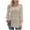 White, variant on Annhoo Women's Fall Tops Fall Square Neck Button Long Sleeve Dressy Shirts Fashion Side Slit Knit Sweater Tunics