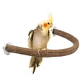 thumbnail image 2 of DOPI Parrot Perches U Shape Easy Installation Natural Wood Parrot Stand Perch Platform Bird Supplies, 2 of 8