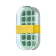 thumbnail image 3 of Fiudx Bandeja de Hielo Grande, Molde para Cubitos de Hielo con Mecanismo de Prensa, Máquina de Hielo de Silicona de Alta Capacidad, Producción de Hielo Sin Esfuerzo para Cócteles, Congelación de Hier, 3 of 6