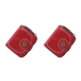 thumbnail image 2 of Sonducket Cartera corta Vintage PU Cartera de cuero Titular de la tarjeta Billetera Vino Rojo Vino rojo 2Conjunto, 2 of 6