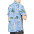 thumbnail image 3 of Visive Mens Hawaiian Shirt For Men Short Sleeve Button Up Tropical Summer Shirts, 3 of 6