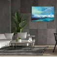 thumbnail image 6 of Epic Graffiti 'Water And Sky' by Ata Alishahi, Giclee Canvas Wall Art, 60"x40", 6 of 8