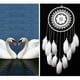 thumbnail image 5 of Atrapasueños Bohemia Pluma Borla Campanas de viento Boda Sala de estar Sala de estar Colgante de pared Atrapasueños Methold HA1212-01B, 5 of 6