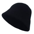 thumbnail image 5 of SikaFu Pure -Colored Wool Fisherman Hat Female Winter Hat Warm Anti -Wind Bucket Cap, 5 of 6