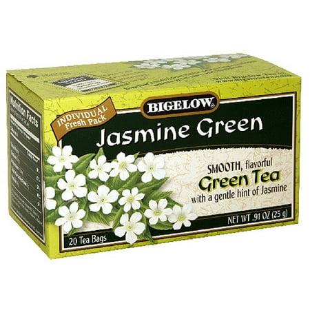 Bigelow Jasmine Green Tea, .91 oz, 20ct (Pack of 6)
