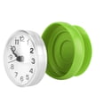 thumbnail image 3 of DEWIN Reloj de Pared, Impermeable Succión Pared Ventana Espejo Baño Ducha Reloj Accesorios de baño(Verde), 3 of 8