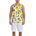 thumbnail image 6 of Rocae Tropical Lemon for Men's Basketball Jersey Lightweight and Breathable Athletic Tank Top,Quick-Drying Sports Jersey 3X-Large, 6 of 9