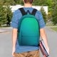 thumbnail image 4 of Easygdp Green Turquoise Teal Mochila Ligera de 15 Pulgadas para Estudiantes, Mochila Cómoda para la Escuela y Viajes, Correas Ajustables, 4 of 6