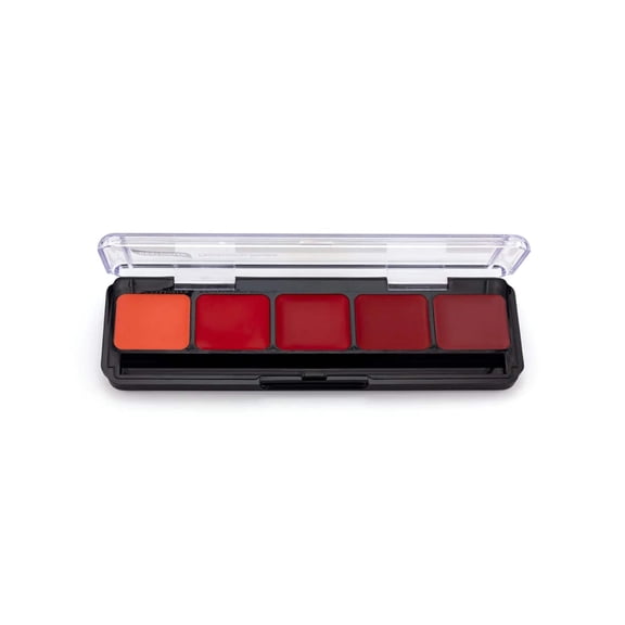 Graftobian Lip Palettes- 5 Well Red
