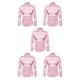 thumbnail image 3 of Sonducket Camisa transpirable para hombre Satén con mangas largas - Trabajo Boda o hogar Camisa para hombre Manga larga formal Rosa grande Type2 NO2, 3 of 6
