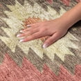 thumbnail image 3 of Addison Rugs Dream Shag Premium Machine Washable Transitional Aztec Spice Rectangle Rug, 9' x 12', 3 of 8