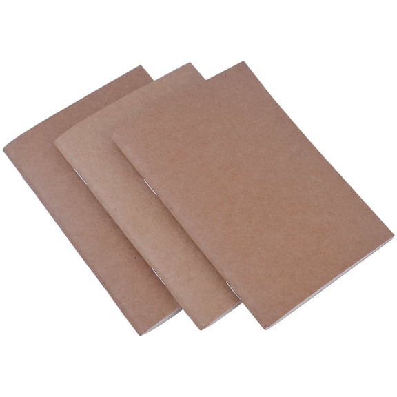 3 Pack Dotted Notebook Journal Pocket Memo Book 3.5 x 5 in- Thick Dot Grid Paper - Total 96 Sheets / 192 Pages