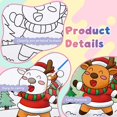 thumbnail image 4 of Kit de pintura sobre lienzo Anseal, 20 x 20 cm, paquete de 8 unidades, Navidad, 4 of 7