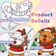 thumbnail image 4 of Kit de pintura sobre lienzo Anseal, 20 x 20 cm, paquete de 8 unidades, Navidad, 4 of 7