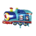 thumbnail image 3 of Transporte Película de aluminio Globo Avión Tren Coche de policía Autobús escolar Tanque Camión de bomberos Fiesta Decoración infantil Película de aluminio Gas, 3 of 6