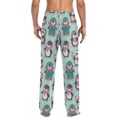 thumbnail image 3 of GZHJMY Penguin Pajama Pants for Men, Lounge Pants Lightweight Men Pajama Bottoms with Drawstring Pockets, Christmas New Year Birthday Gifts, Small, 3 of 6