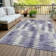 thumbnail image 6 of Addison Rugs Chantille Indoor/Outdoor Transitional Modern Purple Washable Rectangle Rug, 10' x 14', 6 of 6