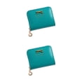 thumbnail image 1 of Minnieouse Tarjetero tipo billetera elegante y compacto para un fácil acceso Monedero pequeño y elegante de PU Monedero verde verde 2Conjunto, 1 of 6