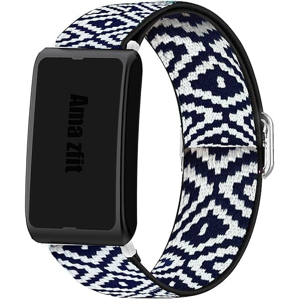 wonima11 Compatible for Amazfit Helio Bands, Stretch Elastics Nylon Adjustable Replacement Strap Accessories for Men & Women Compatible for Amazfit Helio Fitness Tracker Wristband
