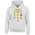 thumbnail image 2 of Hoodie Long Sleeve Sweatshirt Soft and Lightweight Hoodie White Large, 2 of 3