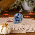 thumbnail image 4 of PEIBang Blue Resin Skull Halloween Decor 0.78x0.78x1.18 in Mini Crystal Gravel Drip Ghost Head Craft for DIY Party Scenery Desktop Ornament Gift, 4 of 6