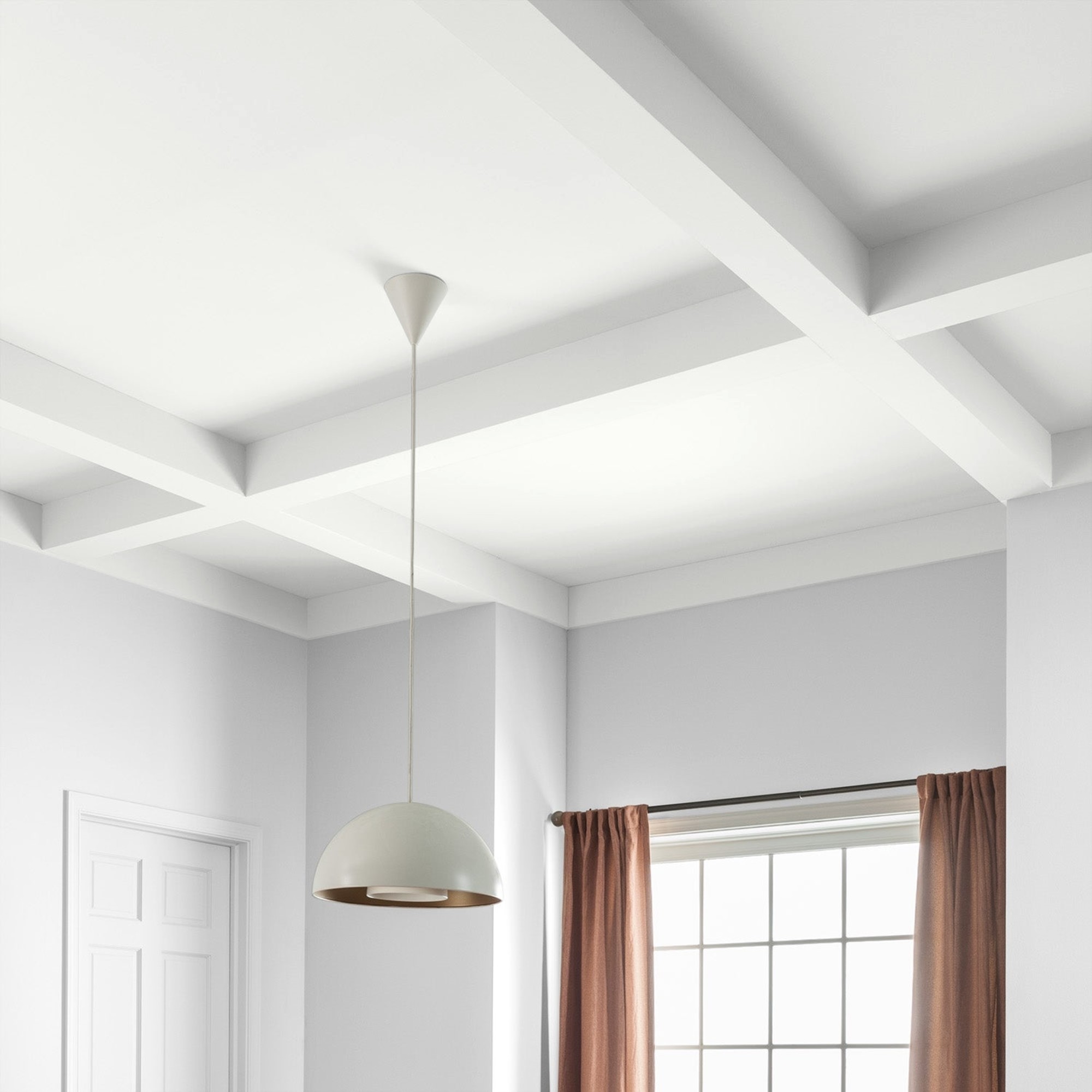 Glidden High Endurance Plus Delicate White Ultra Flat Interior Ceiling Paint and Primer, 1 Gallon