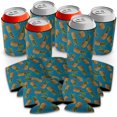 thumbnail image 3 of WIRESTER Neoprene Beer & Soda Sleeve Cover, Set of 6 Paradise Pineapples, 3 of 3