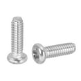 thumbnail image 1 of Uxcell Vis de Machine à Tête de Poêle, Vis Rondes en Acier Inoxydable 304 pour Armoire 50 5/32-32 x 1/2 Pouces, 1 of 7