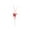Red, variant on Christmas Glitter Branch with Berries & Butterflies – Gold Powder Holiday Decoration for Tree, Vase, Centerpiece, Party & Home Display